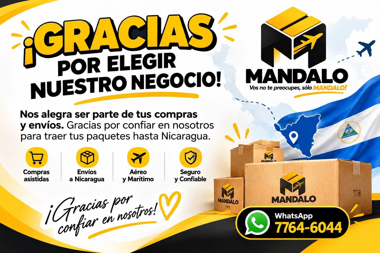 Compras y envíos con MANDALO